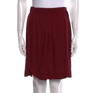 Étoile Isabel Marant Burgundy Mini Skirt